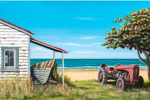 Coastal Relics - grahamyoungartist.com - Original Artwork and Prints by New Zealand Artist Graham Young