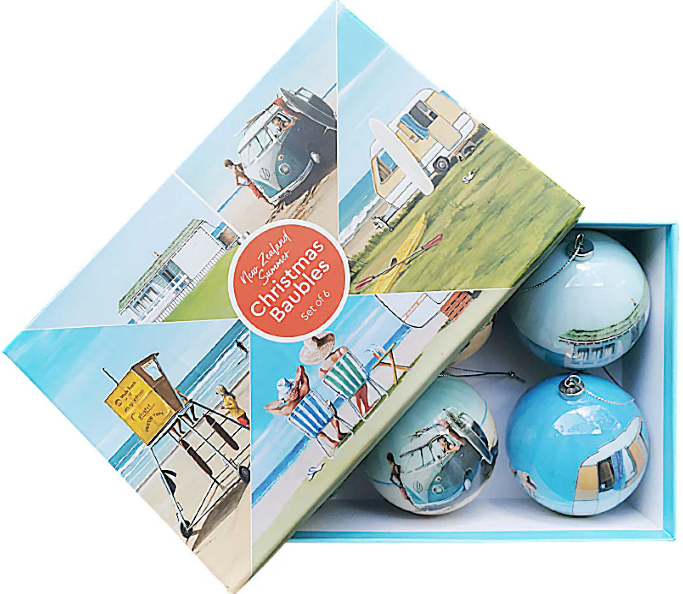 A Touch of Sunshine with the Kiwi Summer Christmas Baubles Selection Box