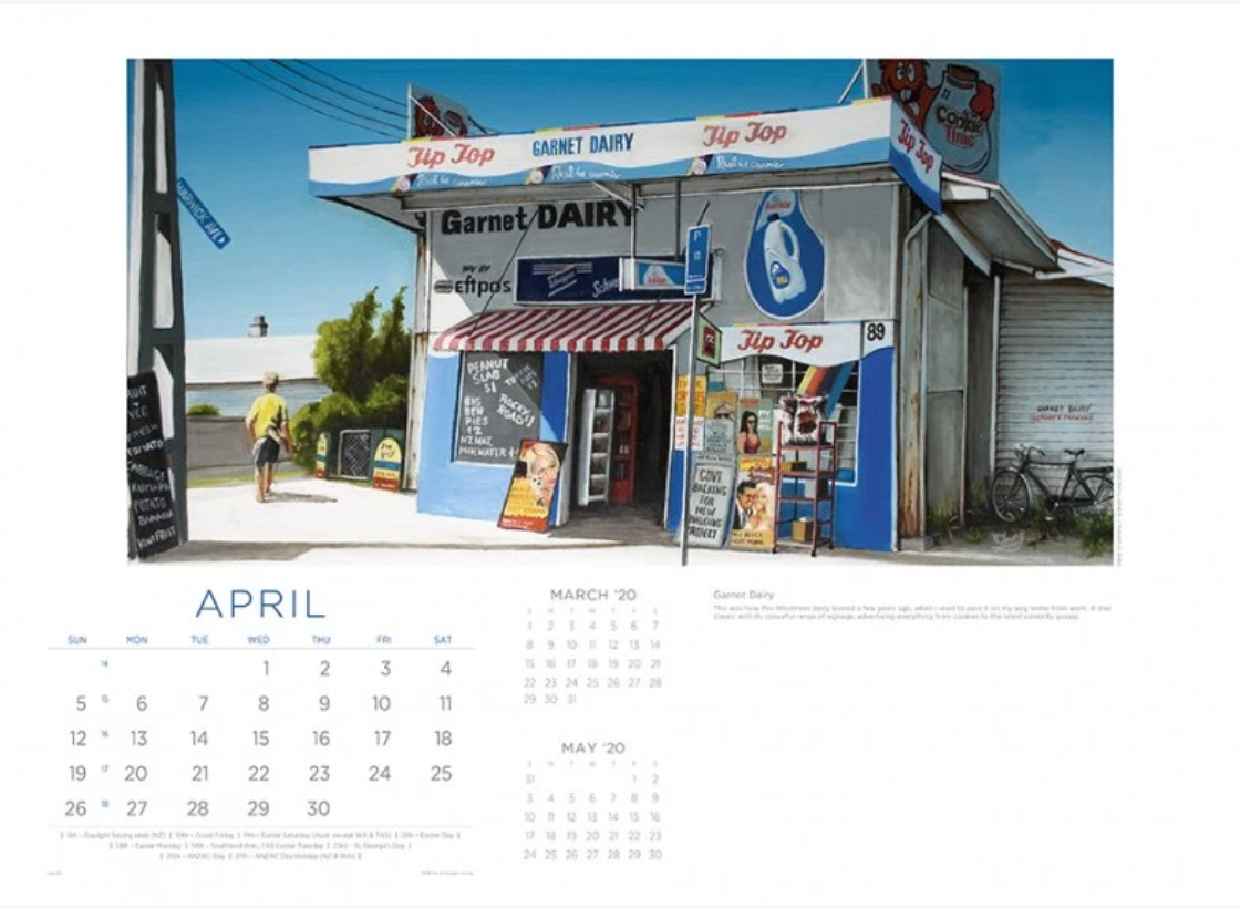 Art of Graham Young 2020 Calendar - by Easy2C (Watch Video)
