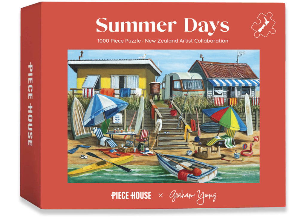 Bring Home a Classic Kiwi Summer with Graham Young Artist's New Jigsaw Puzzle!