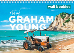 Wall booklet 2027 calendar cover featuring original NZ landscape art by Graham Young Artist