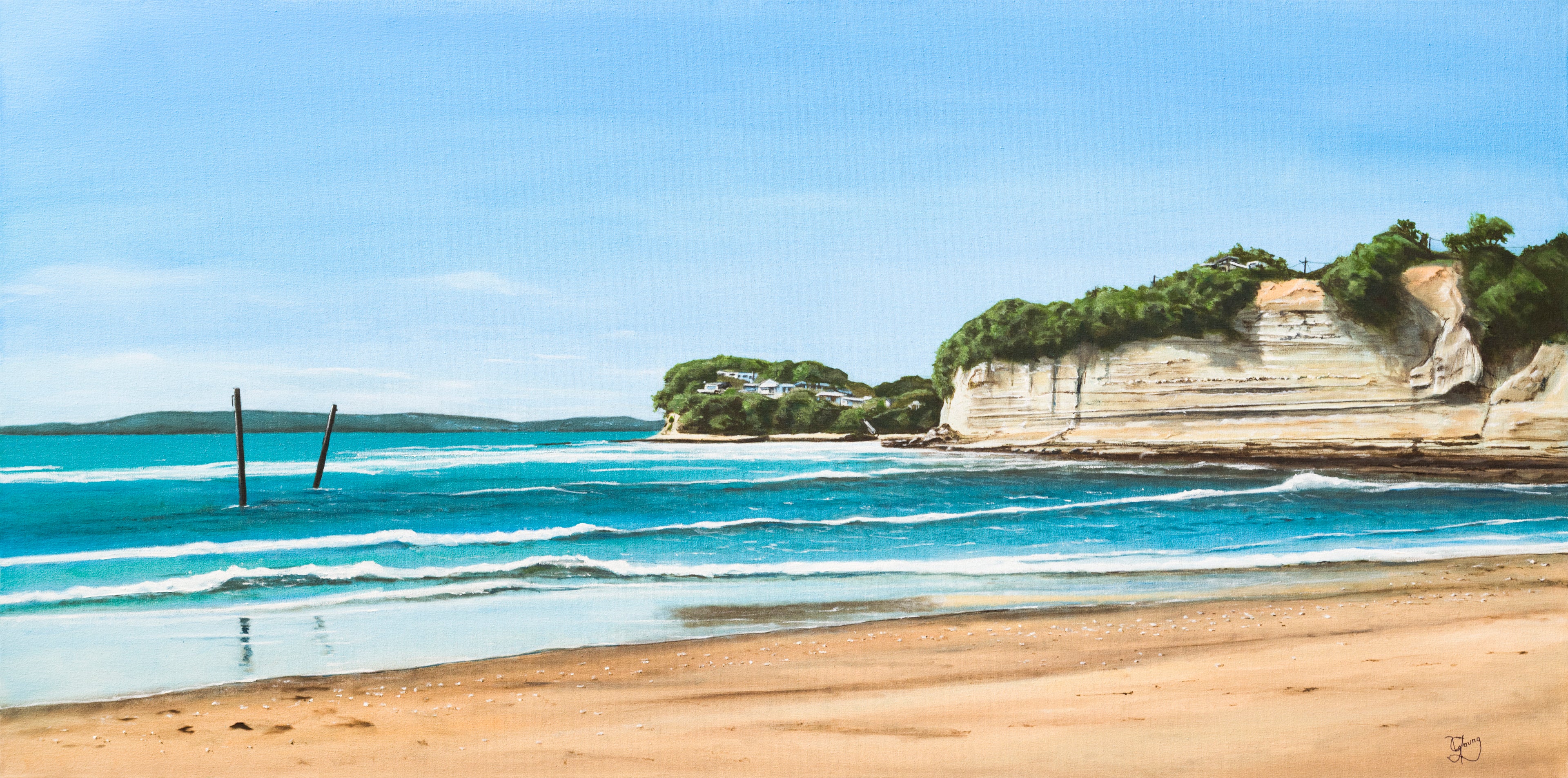 Towards Red Beach from Orewa