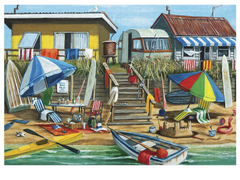 "Summer Days" Jigsaw Puzzle: Classic Kiwi Beach Holiday