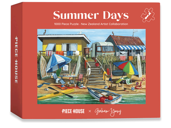 New Zealand Jigsaw Puzzle | Summer Days | Graham Young Artist