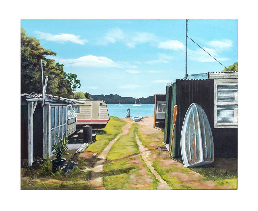 Fisherman's Haven Prints - grahamyoungartist.com - Original Artwork and Prints by New Zealand Artist Graham Young